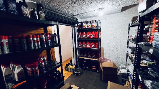 Almacén de lubricantes
